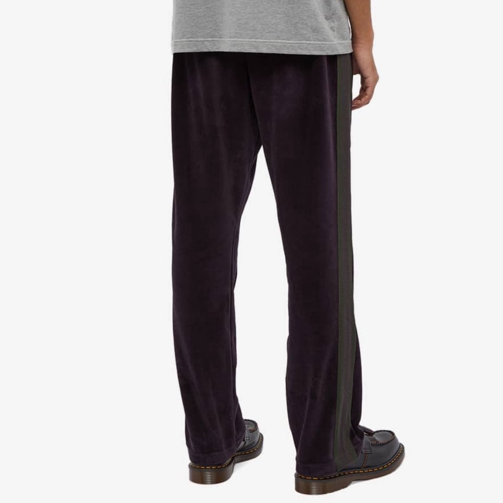 NEEDLES VELOUR NARROW TRACK PANT (UNISEX) - Picture 3 of 4